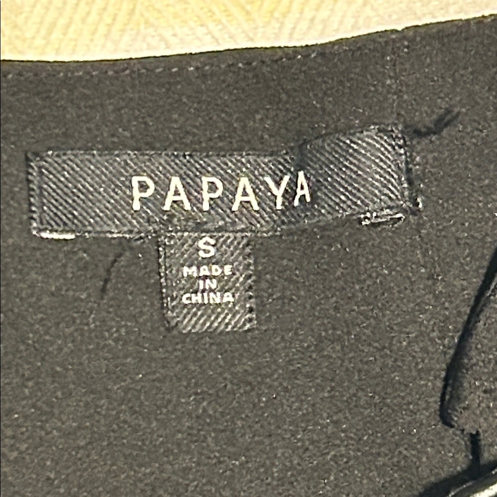 Papaya High-Waist Black Lace-Up Pencil Skirt size S - Picture 4 of 7